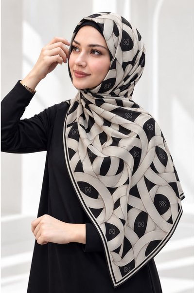 Missemramiss 5560 شال حرير كريب لوب