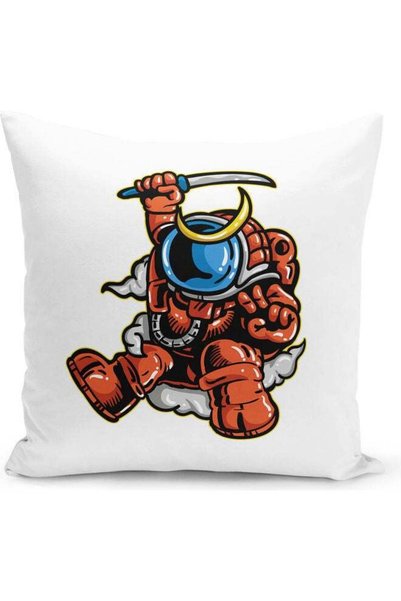 Generic Astronaut Funny Decorative Pillow Multicolour