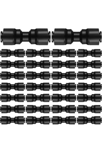 GENERAL Glooglitter 30 Pcs 1/4" Drip Irrigation Tee Connectors for Tube Quick...