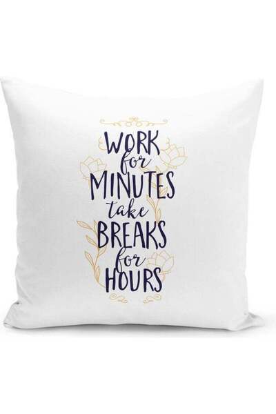 Generic Work For Minutes Decorative Pillow Multicolour