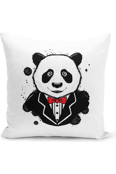 Generic Panda In A Suit Decorative Pillow Multicolour