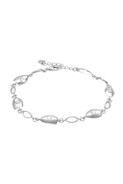 NO BRAND Brățară cu zirconiu cubic din argint