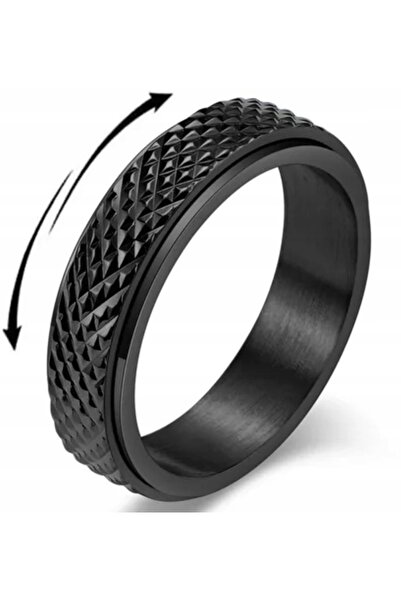 NO BRAND INEL NEGRU ANTI-STRESS CU ȘARPE ROTATIV MĂRIMEA 11