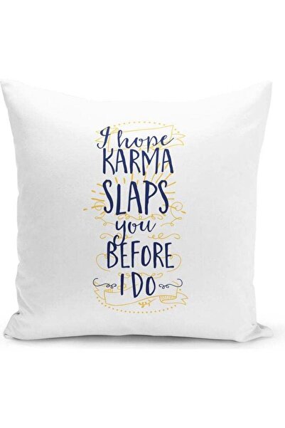 Generic Karma Decorative Throw Pillow White