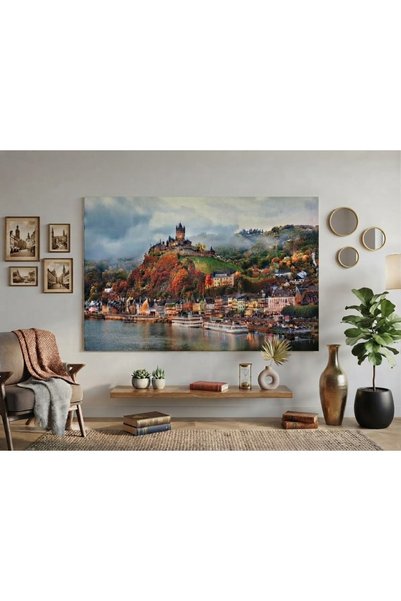 Genel Markalar Tablo 60x90 cm Büyük Boy Kafe ve Salon Hediyelik Duvar Aksesuarı