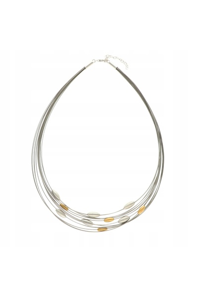 NO BRAND Colier elegant cu elemente din satin