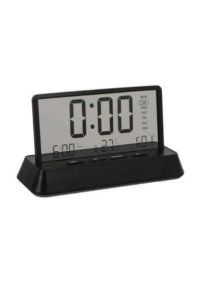 Generic BAITIQUE Transparent LCD Digital Alarm Clock with 3 Alarms, Snooze, T...