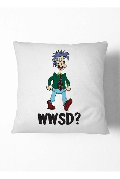 Generic Decorative Cushion What Would Stu Rugrats WWSD Couch Cushion