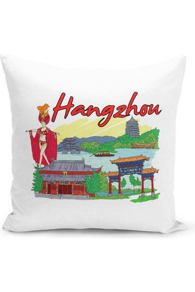 Generic Hangzhou Design Decorative Pillow Multicolour