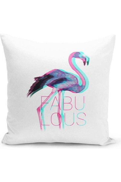 Generic Fabulous Print Decorative Throw Pillow Multicolour
