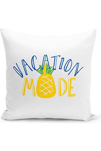 Generic Vacation Mode Decorative Throw Pillow White
