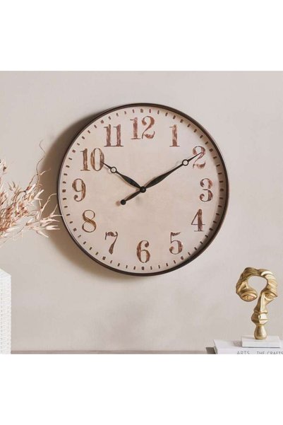 Generic Avenue Wall Clock Dia 50.6cm - Antique Brown - 195AIC9903353