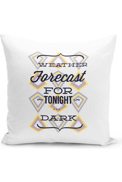 Generic Dark Forecast Decorative Pillow Multicolour