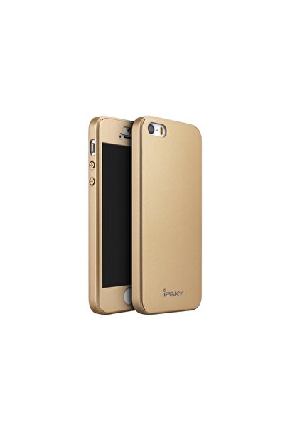 iPaky Husă Full Cover 360° pentru Apple iPhone 6/6S, Antișoc, Slim, Auriu