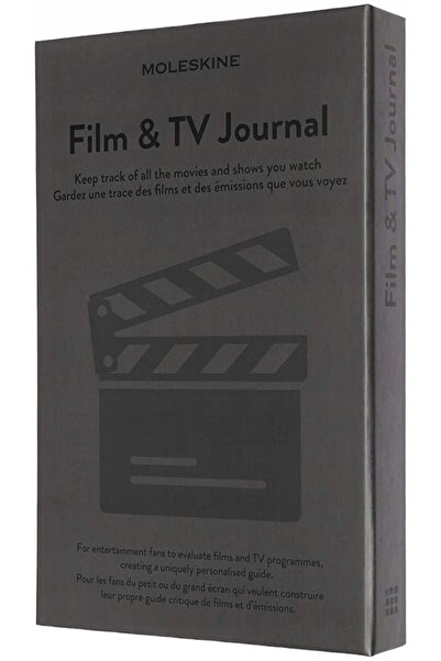 Moleskine Caiet Jurnal Film și TV 13x21 Gri