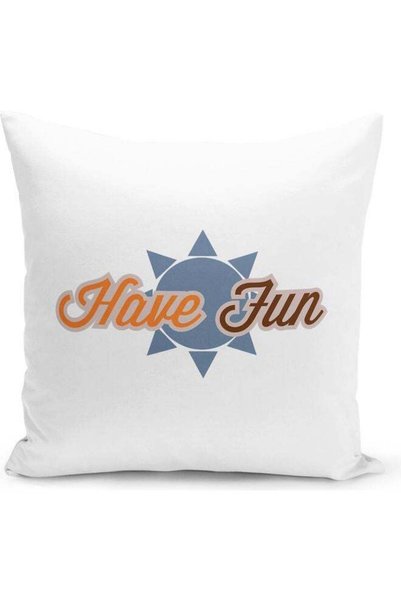 Generic Fun Time Design Decorative Pillow Multicolour