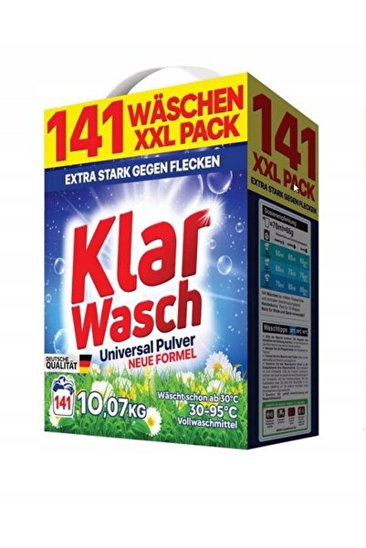 Klar Detergent pudră WASCH 10,07KG Universal Cutie XXL 141 spălări Nou