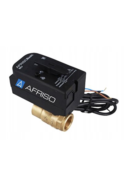 Afriso Robinet cu bilă cu acționare electrică BEV, DN25 1 inch, 24 V AC NO