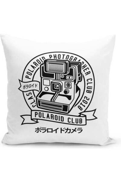 Generic Polaroid Design Decorative Pillow Multicolour