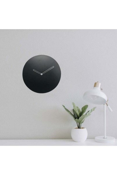 Generic Round Wall Clock - Black