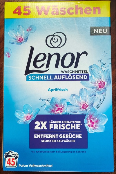 lenor APRILFRISCH 2x Detergent pudră Frische UNIVERSAL 45 SPĂLĂRI 2,475kg DE