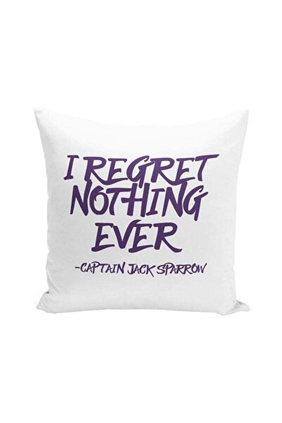 Generic Pirates of the Caribbean Printed Decorative Pillow Purple/White 16x16...