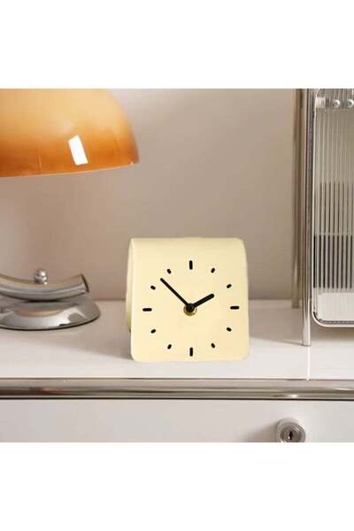 Generic 1pc, Creative Small Desktop Clock, Student Bedside Desktop Clock, Sil...