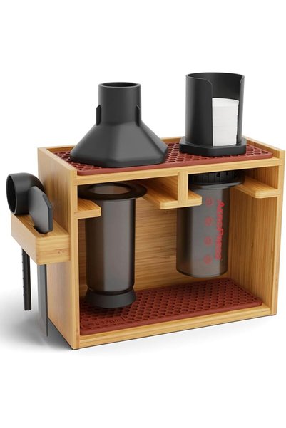 GENERAL منظم أدوات HEXNUB - متوافق مع AeroPress، محطة تخزين، يحمل ماكينة صنع ...