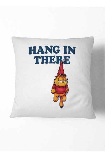 Generic Decorative Cushion Funny Cat Hang In There Quote Couch Cushion