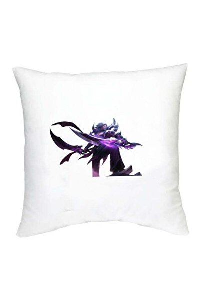 Generic Mobile Legends Character Printed Cushion White/Purple/Black 16x16inch