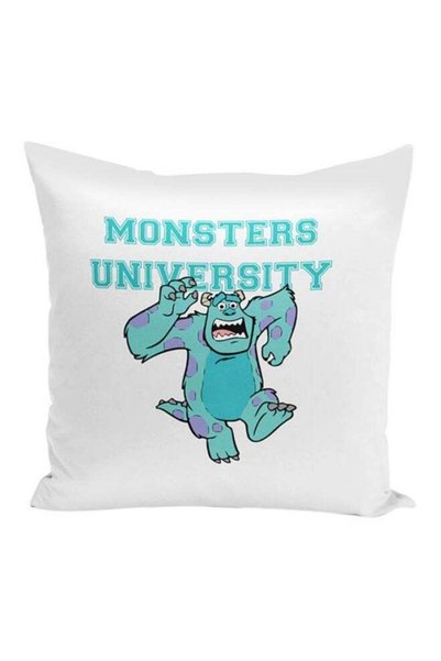 Generic Monsters University Printed Pillow Multicolour 16x16inch