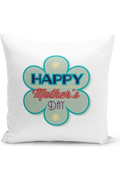 Generic Mother's Day Print Decorative Pillow Multicolour