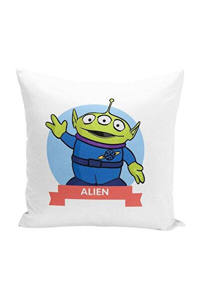 Generic Alien Toy Story Character Decorative Throw Pillow White 16 x 16inch