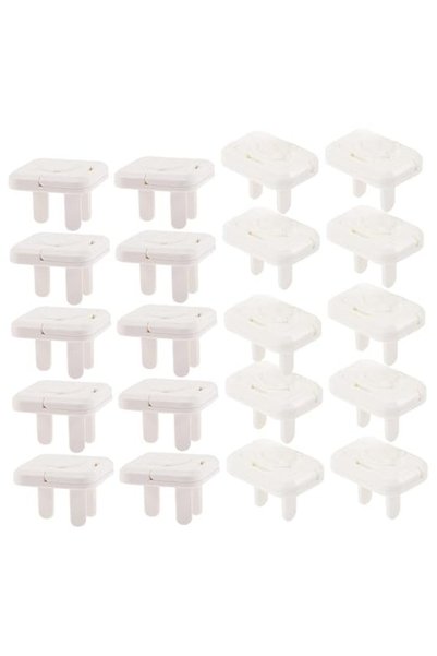 SHOWERORO 20PCS Baby Proof Outlet Covers Child Safety Socket Protectors for P...
