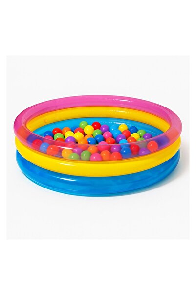 OEM Piscină gonflabilă Ø86x25 cm cu 60 bile colorate – transformă rapid camer...