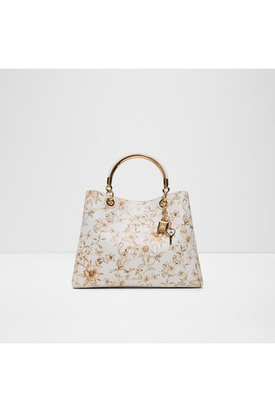 Aldo Carena Ladies White Satchel Bag