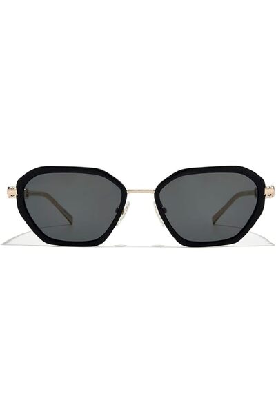 30Sundays By Styli 30Sundays Deco Geometric Sunglasses In Metal Black