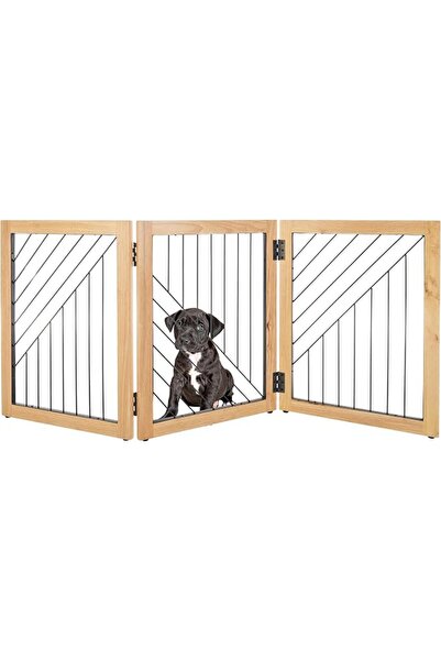 PETMAKER بوابة داخلية للحيوانات الأليفة - بوابة قابلة للطي من 3 ألواح للسلالم...