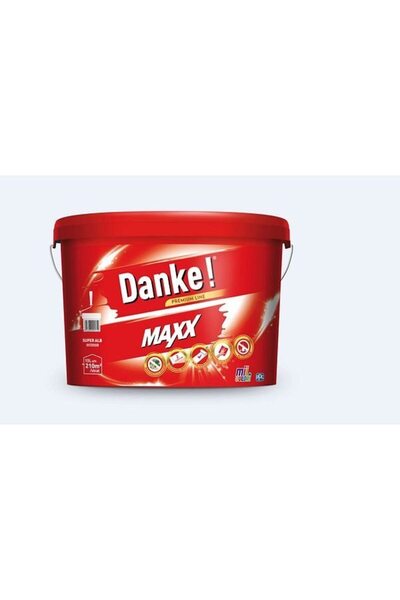 Danke Πλενόμενη βαφή, εσωτερικού χώρου, λευκή, 15 λίτρα Μέγ.