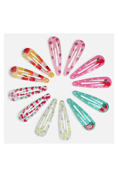 OEM Clame de Păr Fructe pentru copii 5cm - 12buc – ai o rezervă mare pentru c...