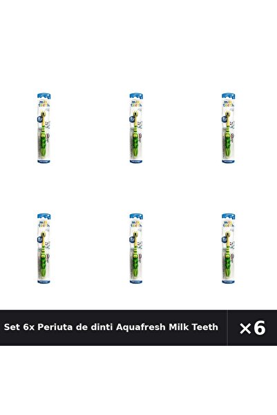 Aquafresh Set 6x Periuta de dinti Milk Teeth Soft