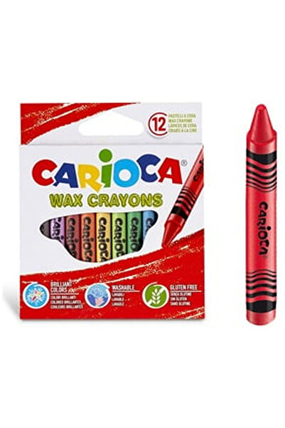 OEM Комплект тънки восъчни моливи Carioca - 12 броя
