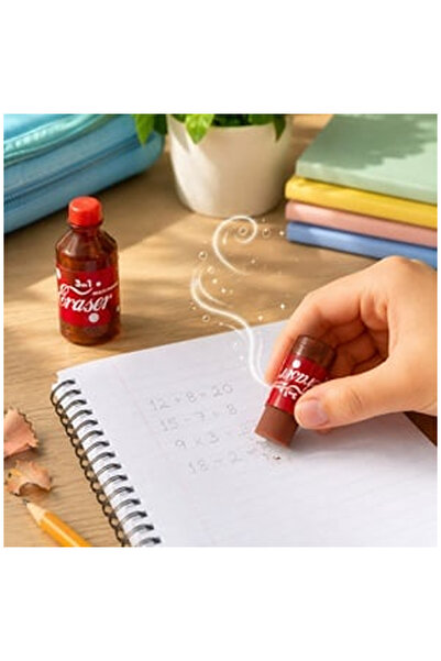 OEM Fancy Eraser Model Juice Bottle 3 in 1 with Aroma 8cm