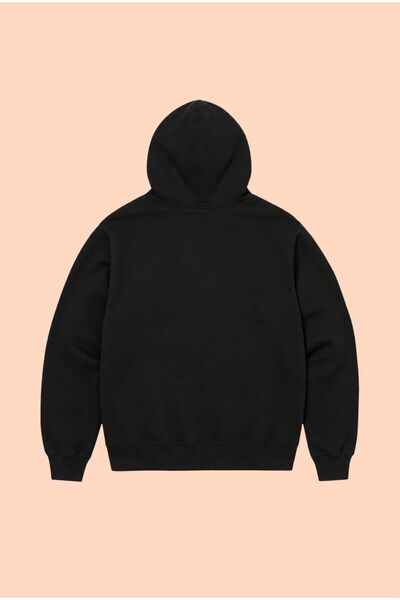 PURE POWER Blue Baby Milo Bape Printed Unisex Oversize Black Cotton Hooded Printed Sweatshirt Hoodie