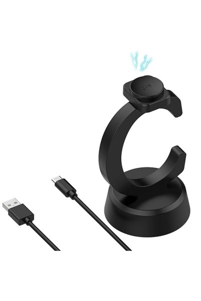 MOTONG متوافق مع حامل شحن ساعة جالاكسي 7، شاحن لاسلكي بديل من نوع USB-C