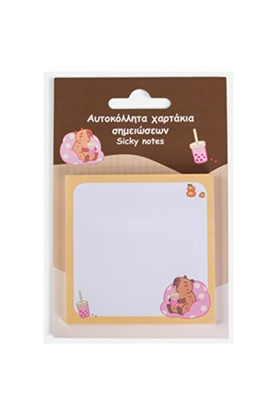 OEM Самозалепващи се бележки Капибара 7,5x7,5см - 50 броя
