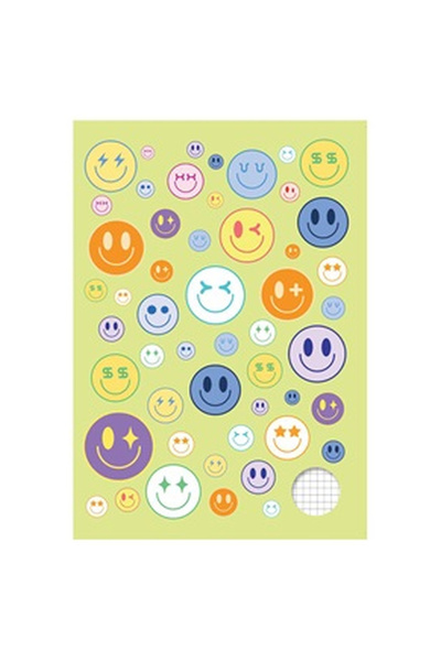 OEM Τετράδιο Μαθητή Α4 Μαθηματικών με Μοτίβο Emoji - 100 Φύλλα