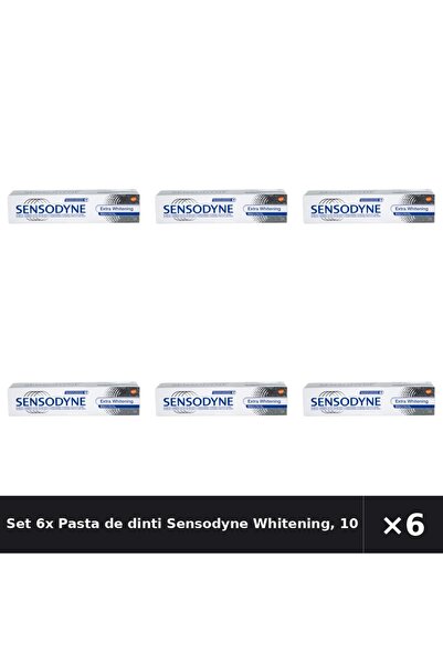 Sensodyne Set 6x Pastă de dinți pentru albire, 100 ml