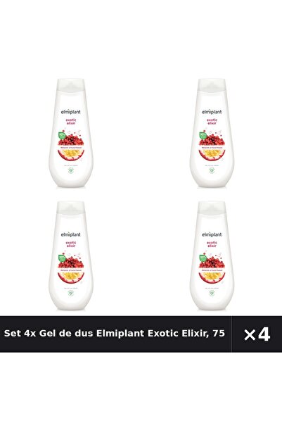 ELMIPLANT Set 4x Gel de dus Exotic Elixir, 750 ml