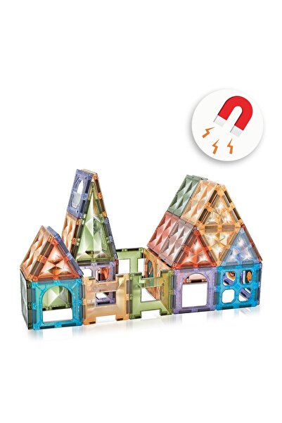 OEM Set Cărămizi Magnetice Colorate Gradina Zoologica - 77 de piese – piese m...
